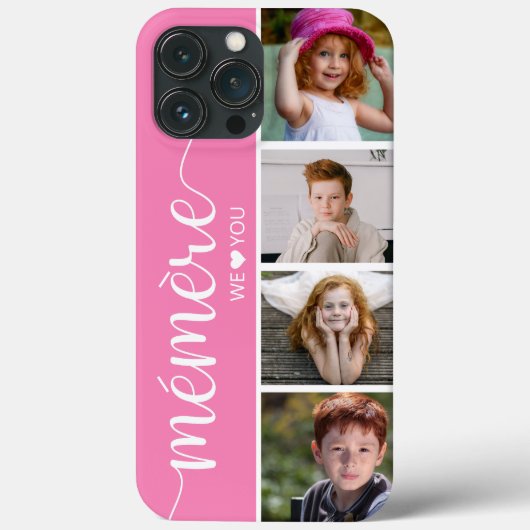 Mémère We Love You Foto Case-Mate iPhone Case (Achterkant)