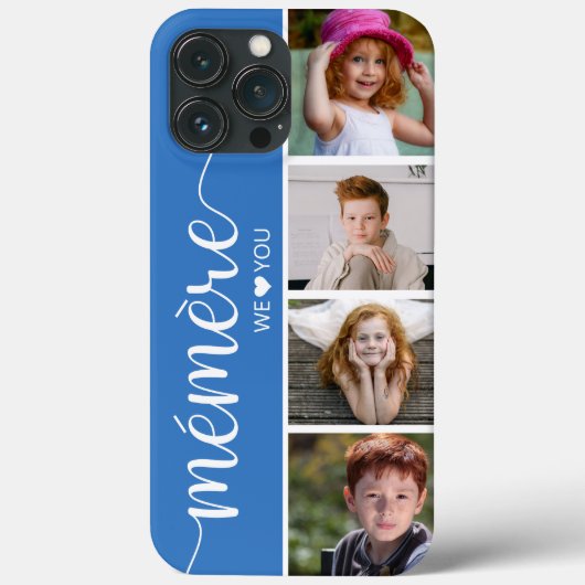 Mémère We Love You Foto Case-Mate iPhone Case (Achterkant)