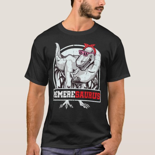 MemereSaurus Rex Dinosaur Memere Saurus Family T-shirt (Voorkant)