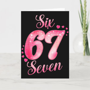 Memes 6 En 7 Zes Zeven Schattige Liefde Valentijn Kaart
