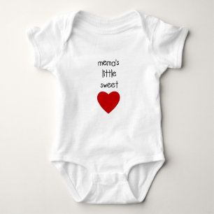 Meme's Little Sweet Heart Romper