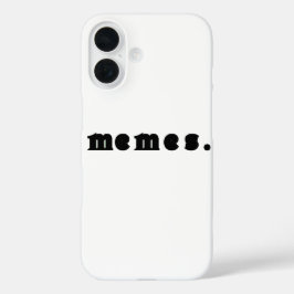 Memes T-shirt – Grappige internetcultuur iPhone 16 Hoesje