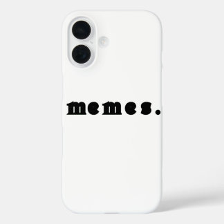 Memes T-shirt – Grappige internetcultuur iPhone 16 Hoesje