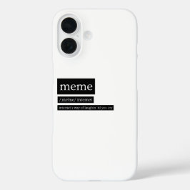 Memes – Uitspraak en definitie T-shirt iPhone 16 Hoesje