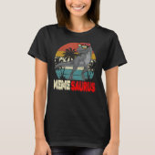 Memesaurus Rex Dinosaur Meme Saurus Moeder Fami T-shirt (Voorkant)