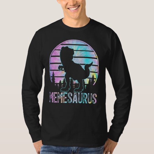 Memesaurus Rex Dinosaur Meme Saurus T-shirt (Voorkant)