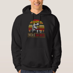 Memesaurus rex dinosaurus meme saurus familie moed hoodie