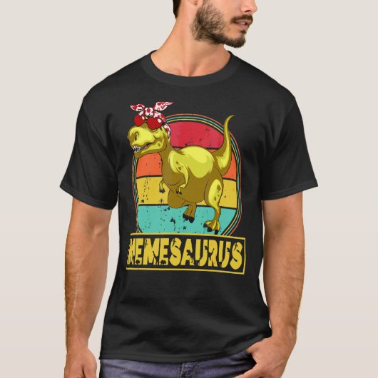 Memesaurus rex dinosaurus Moederdag familie T-shirt (Voorkant)