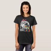 Memesaurus T Rex Dinosaur Meme Saurus Family Match T-shirt (Voorkant volledig)