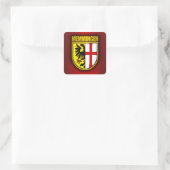 Memmingen Vierkante Sticker (Tas)