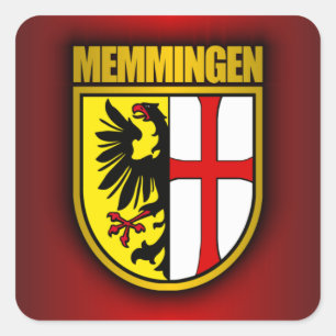 Memmingen Vierkante Sticker