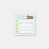 Memo Capybara to-Do List Post-it® Notes (Voorkant)