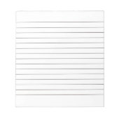 Memo Pad met links Business Lined Black Classic Notitieblok (Voorkant)