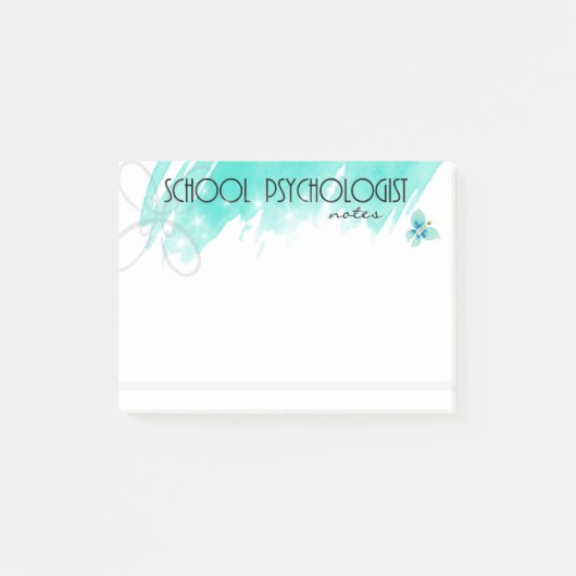 Memo Style Post-it Notes van schoolpsycholoog (Voorkant)