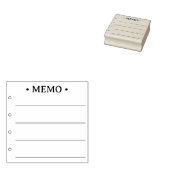 memo, to do list, taken, dagboek rubberstempel (Gestempeld)