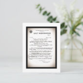 Memo van de Hydrografische Kantoor Titanic-ramp Briefkaart (Staand voorkant)