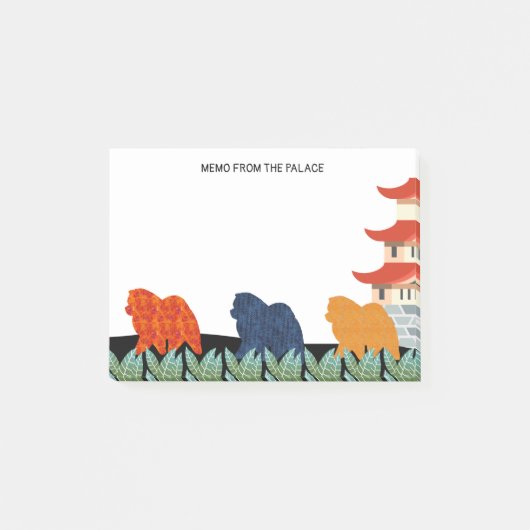 MEMO VAN DE KNOP VAN DE KNOOP VAN DE PALACE Sticky Post-it® Notes (Voorkant)