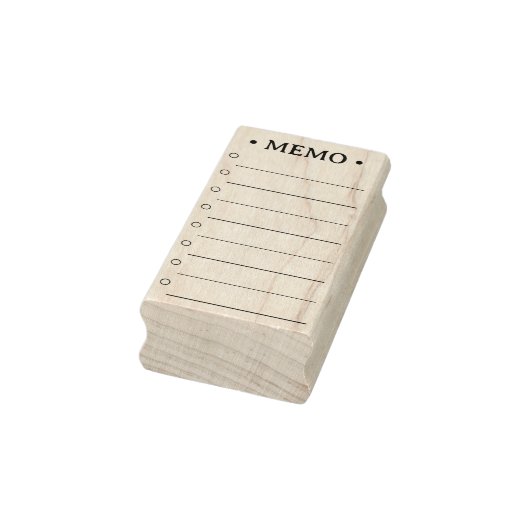 Memo voor eenvoudige taken rubberstempel (Stempel)