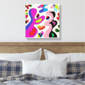 Memoir De Fleurs Canvas Afdruk (Insitu (Slaapkamer))