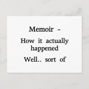 Memoir Hoe het gebeurde Briefkaart
