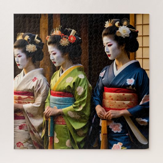 Memoires van Maiko: Geisha Leerlingschap Legpuzzel (Verticaal)