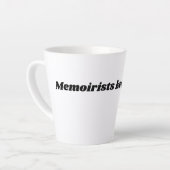 Memoiristen houden het echt LTM Onderstrepen Latte Mok (Linkerhoek)