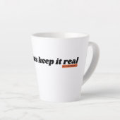 Memoiristen houden het echt LTM Onderstrepen Latte Mok (Rechterhoek)