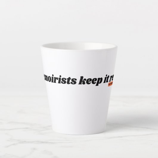 Memoiristen houden het echt LTM Onderstrepen Latte Mok (Voorkant)