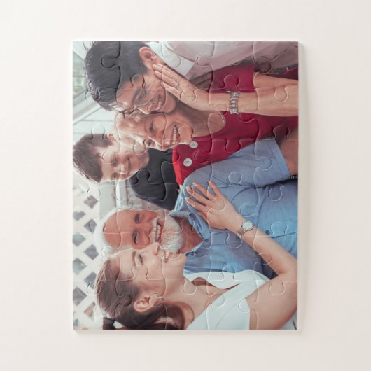 memorabele familiefoto legpuzzel (Verticaal)