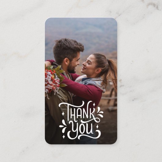 memorabele foto's QR code zwart chique moderne bru Plaatskaartje (Achterkant)