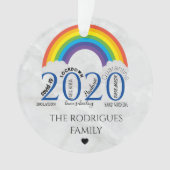 Memorabele kerstboom van 2020: Covid Pandemic Ornament (voorkant)