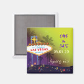 memorabele Las Vegas huwelijksnacht opslaan van de Magneet (Voorkant / Achterkant)