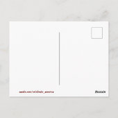 Memorable Fort Worth Texas Cattle Drive Briefkaart (Achterkant)