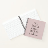 Memorable Words from Your Kids’ Childhood Notitieboek (Binnen)