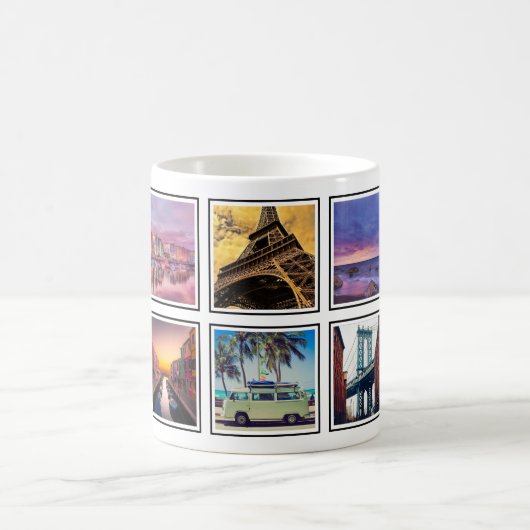 Memorandum met aangepaste sleutels Reis Photo Coll Koffiemok (Center)