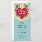 Memorandum of Programcard Programmakaart (Voorkant / Achterkant)