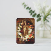 Memorare Katholieke Prayer Card Visitekaartje (Staand voorkant)