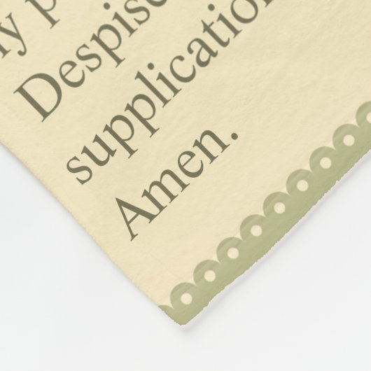 Memorare of St. Joseph Fleece Deken (Hoek)