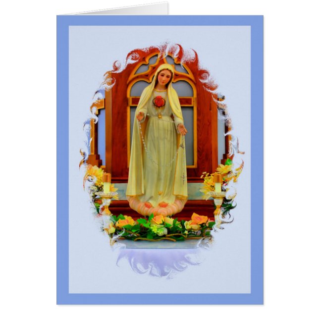 Memorare Prayer Card - Fatima Afbeelding (Voorkant)