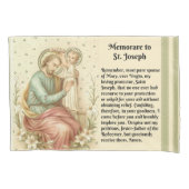 Memorare Prayer St. Joseph & Child Jesus Kussensloop (Voorkant)