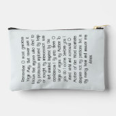 Memorare Rozenkransgebed Meditatiezakje Etui (Achterkant)