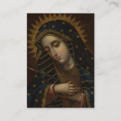 Memorare Virgin Mary Prayer Card Plaatskaartje (Voorkant)