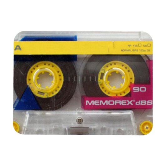 Memorex 80's Cassette Magneet (Horizontaal)