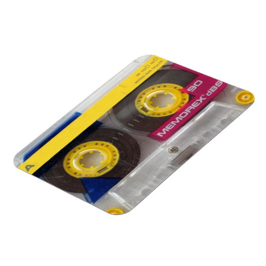 Memorex 80's Cassette Magneet (Linkerzijde)