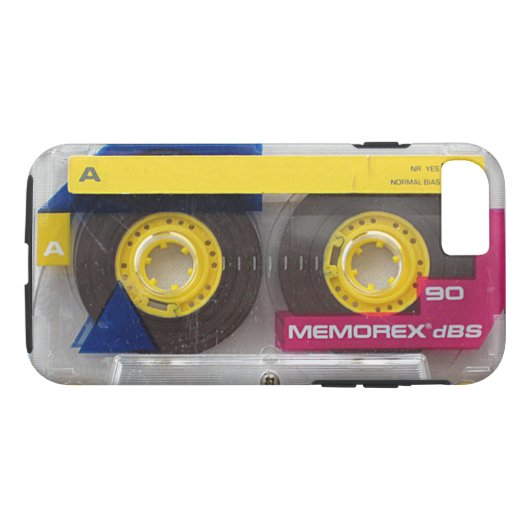Memorex Audio Cassettebandje dbs 90 Case-Mate iPhone Case (Achterkant (Horizontaal))
