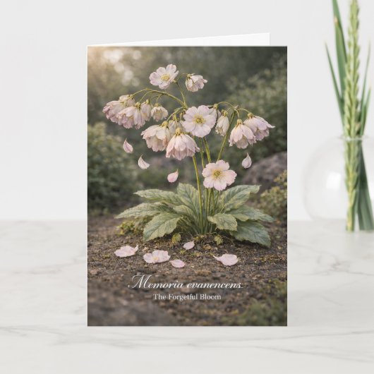 Memoria Evanescens – De Vergeetachtige Bloem Botan Kaart (Voorkant)