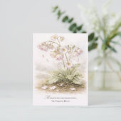 Memoria Evanescens – The Forgetful Bloom Botanical Briefkaart (Staand voorkant)