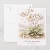 Memoria Evanescens – The Forgetful Bloom Botanical Briefkaart (Voorkant / Achterkant)