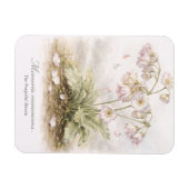 Memoria Evanescens – The Forgetful Bloom Botanical Magneet (Horizontaal)