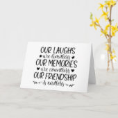 MEMORIA, LAUGHS EN VRIENDSCHAP VERSCHIJNEN ZICH ME KAART (Gele Bloem)